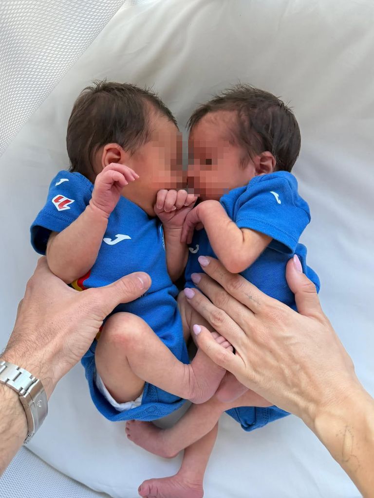 Los mellizos de Estela Grande y Juan Iglesias