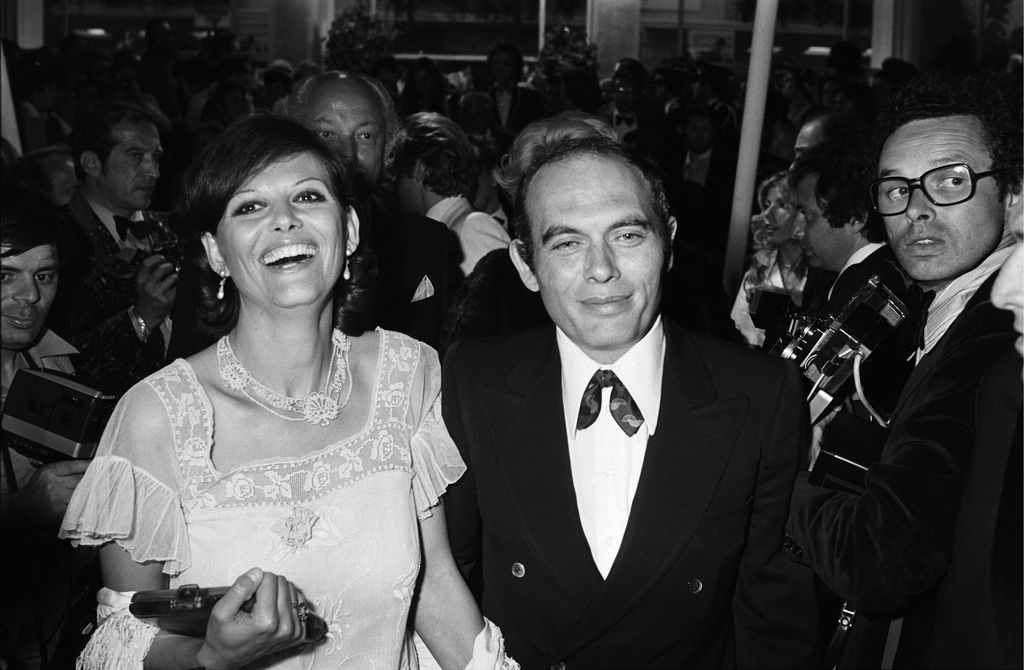Claudia Cardinale con su marido, Pasquale Squitieri