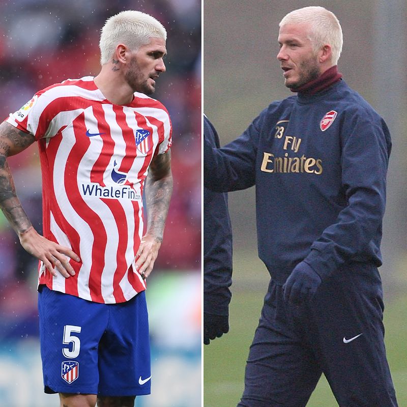 Rodrigo de Paul y David Beckham