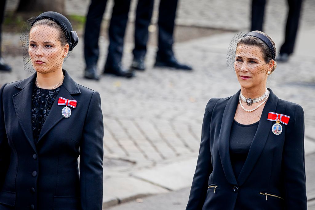 Ingrid de Noruega junto a su tía, la princesa Marta Luisa