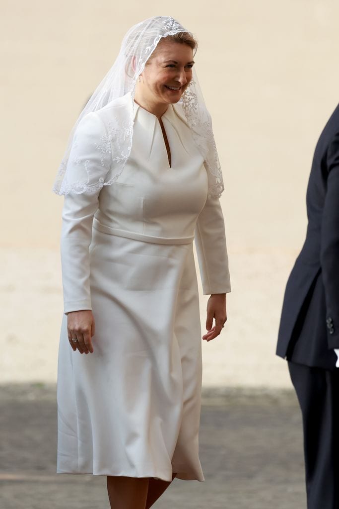 Los Grandes Duques de Luxemburgo con sus hijos en el Vaticano