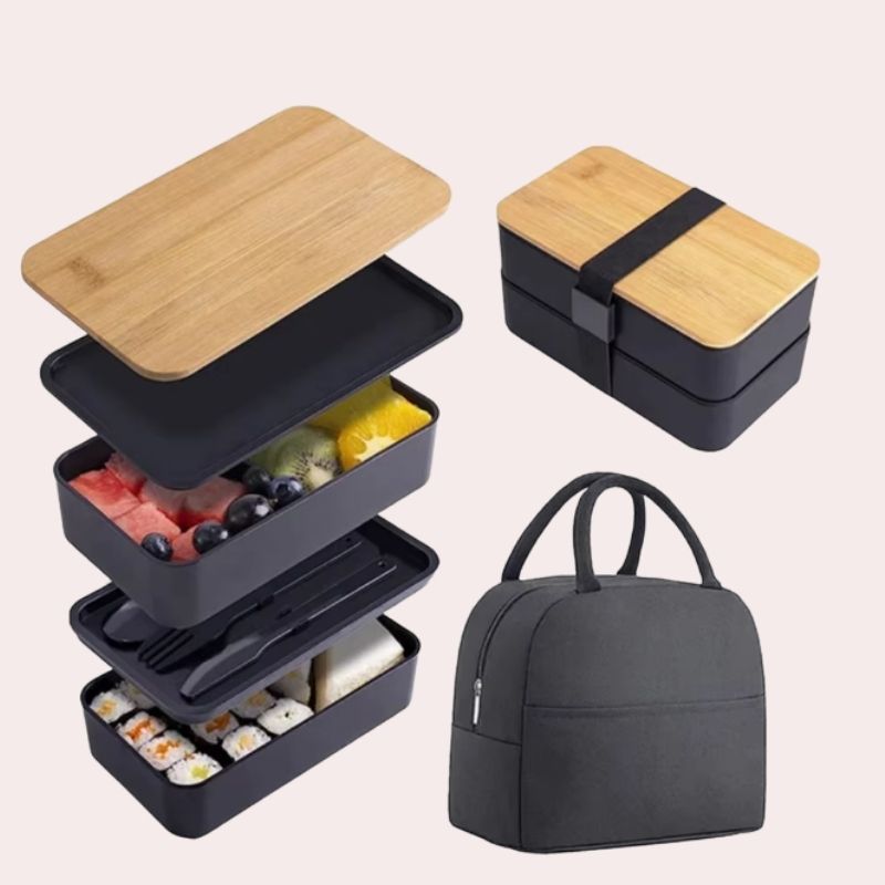 Set de fiambrera y táper de AliExpress