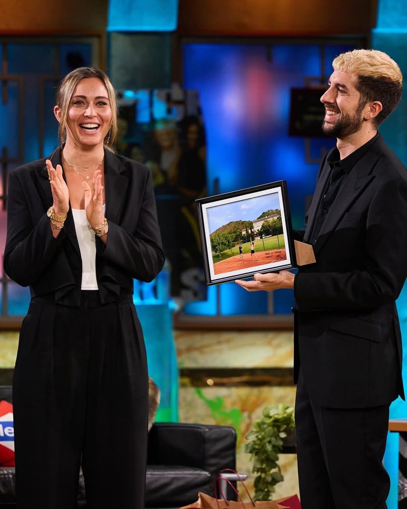 Paula Badosa y David Broncano en La Revuelta