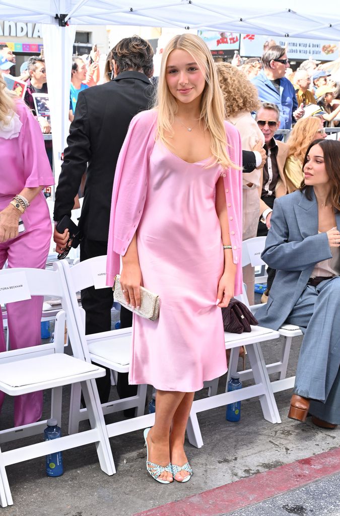 Harper Beckham, en Los Ángeles durante la ceremonia en honor a David Beckham (12 de junio de 2026)