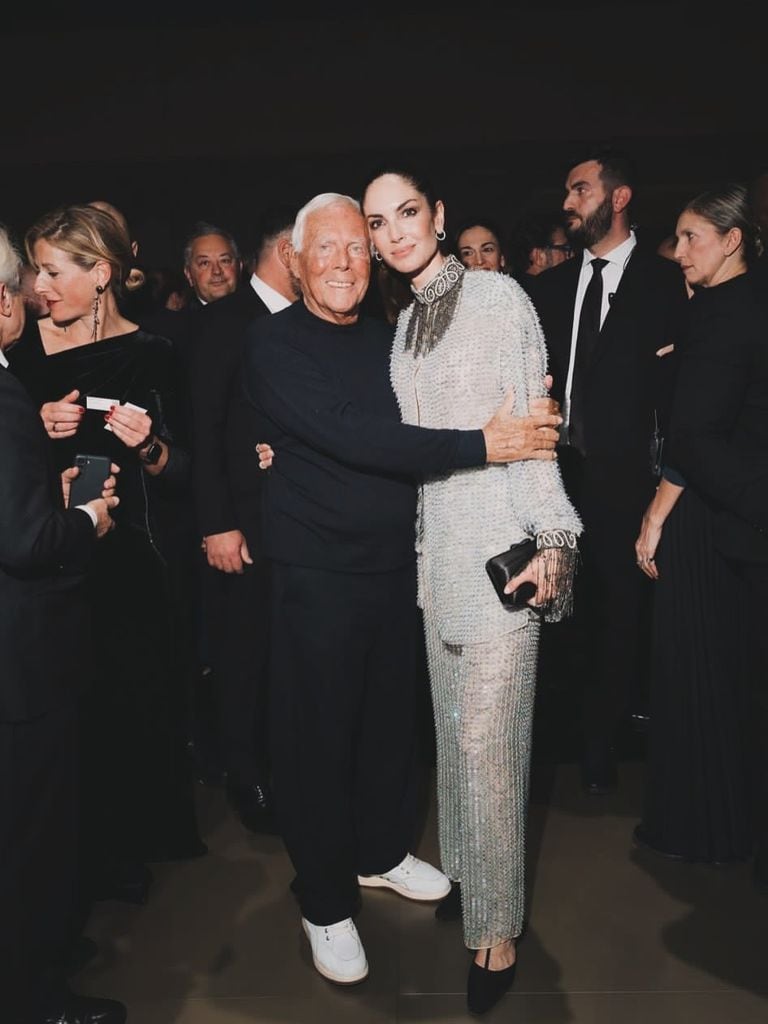 Eugenia Silva y Giorgio Armani