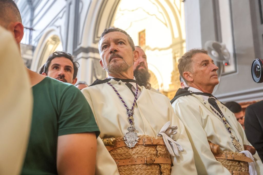 Antonio Banderas se ha vuelto a vestir este año de cofrade