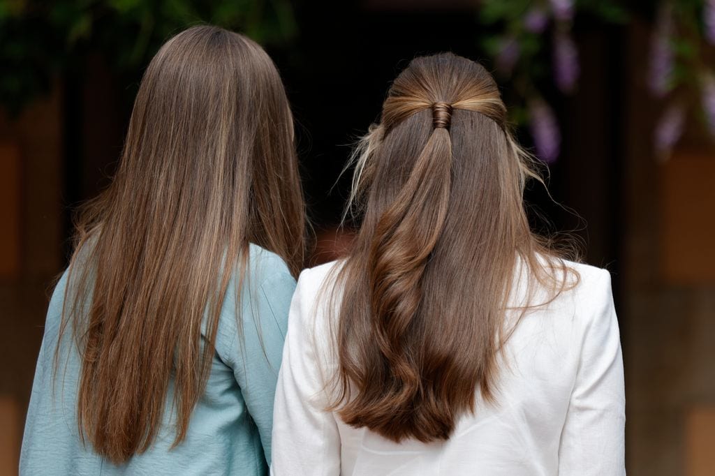Las supermelenas de Sofía (izquierda) y Leonor (derecha)