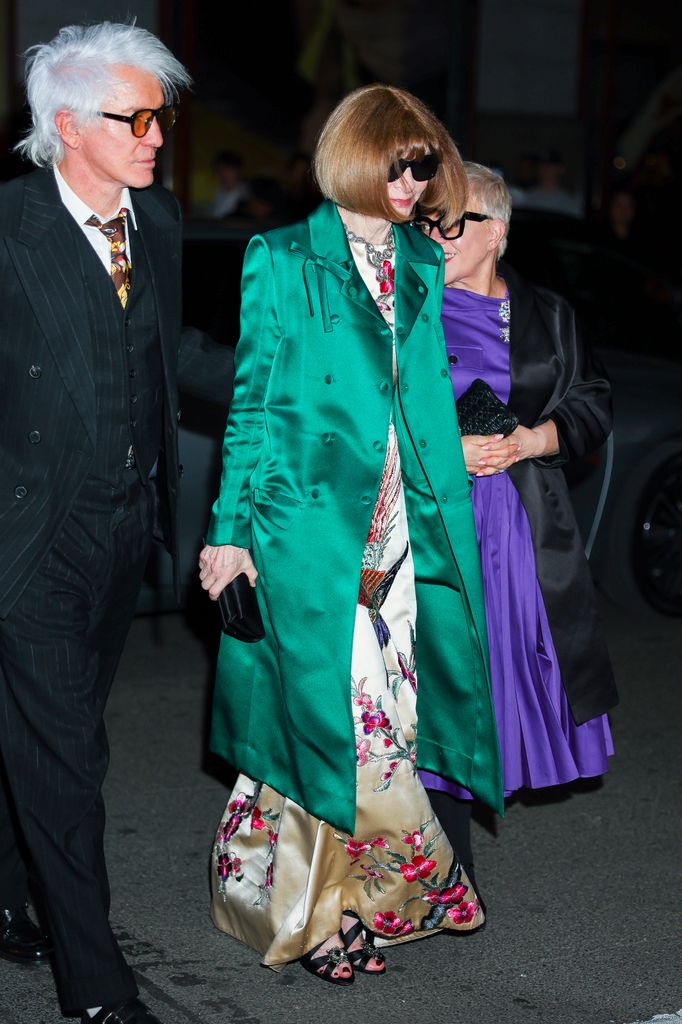 Anna Wintour en la fiesta previa a la MET Gala