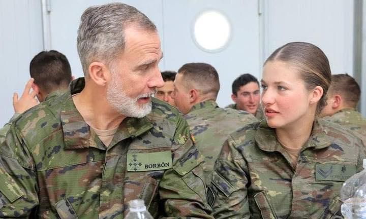 Rey Felipe y la princesa Leonor