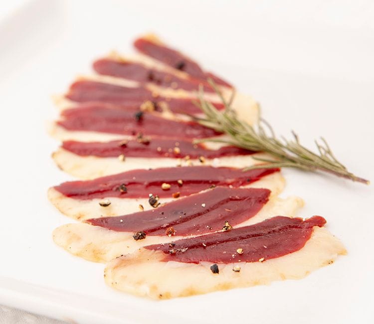 Lonchas de jamón de pato