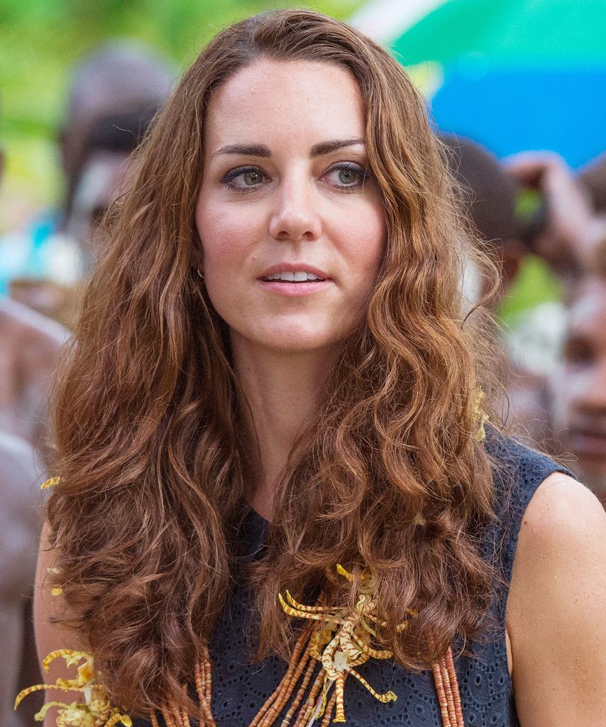 Kate Middleton en su visita a las Islas Salomón en septiembre de 2012