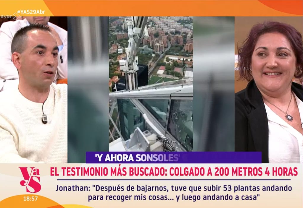 Jonathan y su mujer Conchi cuentan su experiencia durante el apagón en 'Y ahora Sonsoles'