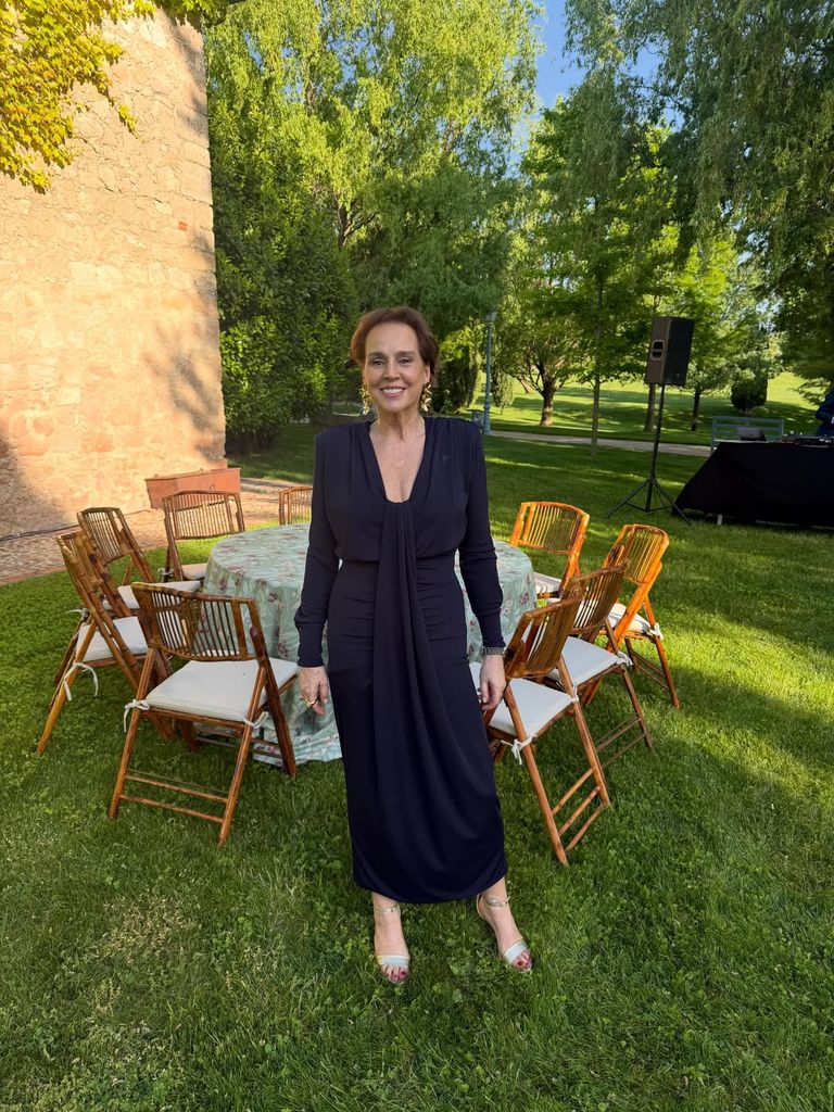 Lourdes Barroso en la boda de su sobrina María Milans del Bosch