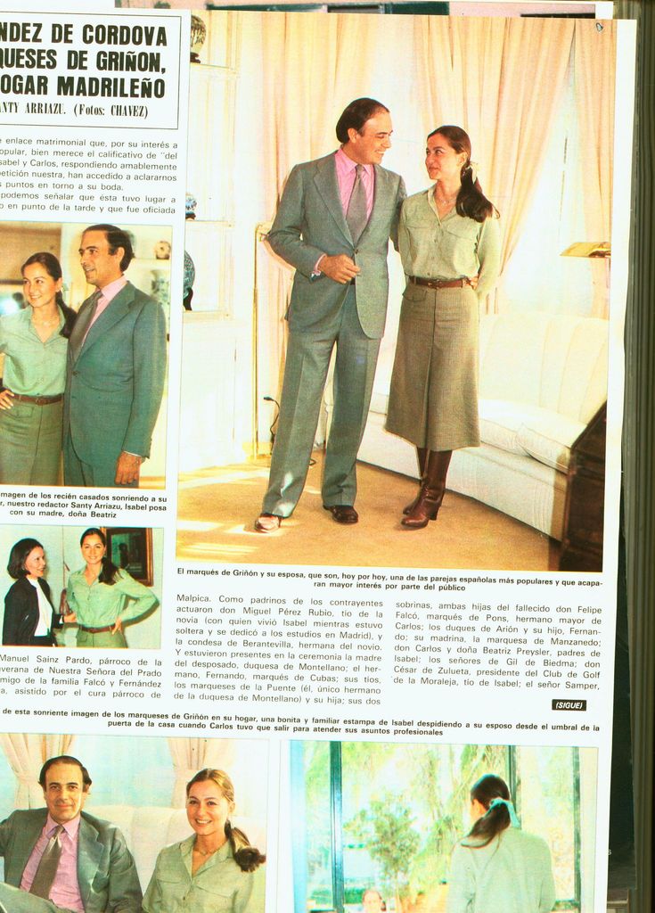 Isabel Preysler y Carlos Falcó H+