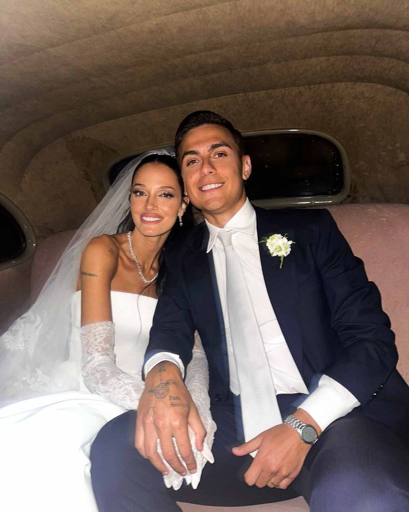 Oriana Sabatini y Paulo Dybala.
