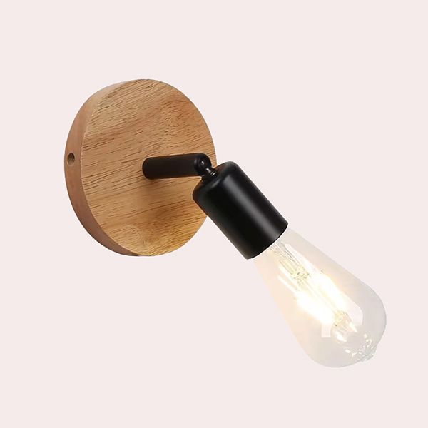 Ina Lámpara de Pared Giratoria Madera y Metal en Maisons du Monde