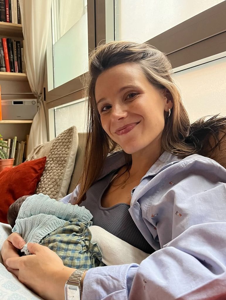 Victoria Arnau es madre por primera vez de Olivia