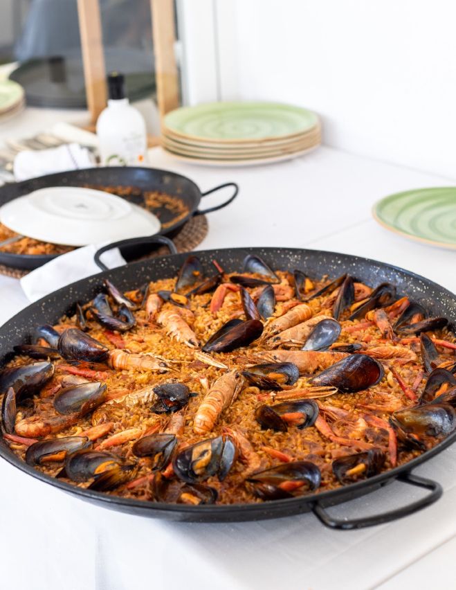 Los arroces de marisco, una de las especialidades del restaurante MIA.