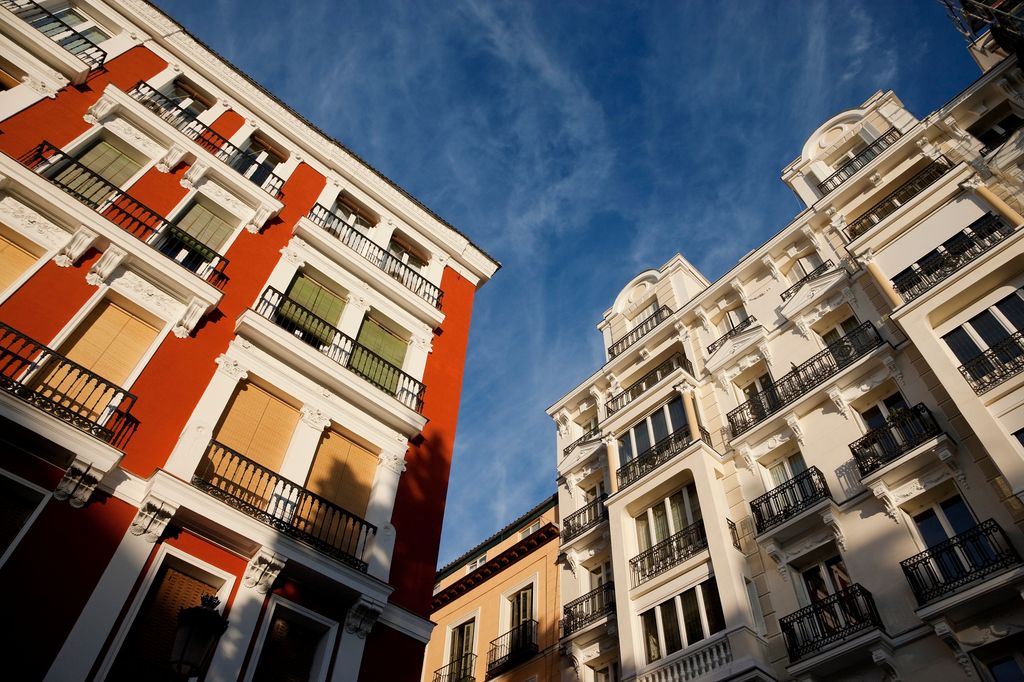 Edificios de casa en Madrid