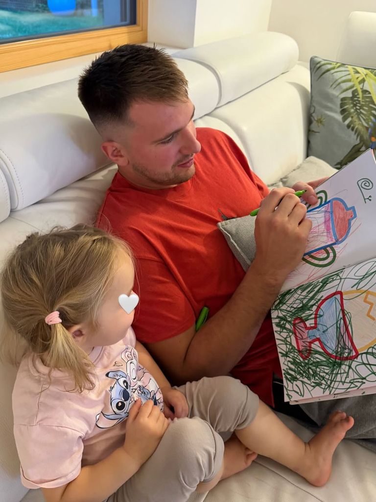 Luka, con su hija Gabriela