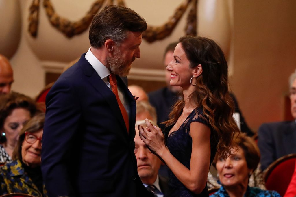 Telma Ortiz and Robert Gavin Bonnar during the delivery of the Princess of Asturias Awards 2019 in Oviedo, on Friday 18 October 2019.