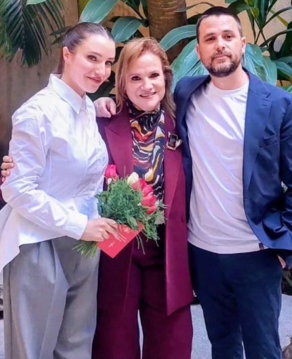 Lucía Galán en la boda de su hija Rocío