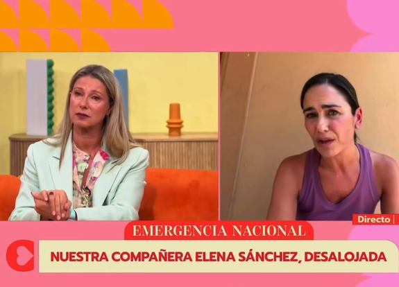 La periodista lanza un mensje de ánimo a todos los afectados en el programa de Anne Igartiburu