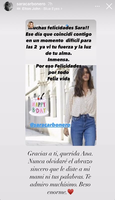 El encuentro de Ana Obregón y Sara Carbonero en un momento muy dificil para las dos