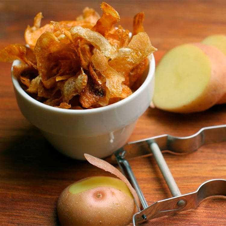Chips de piel de patata