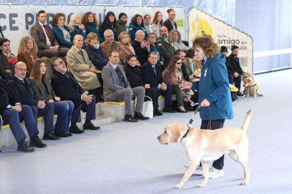 La infanta Sofía visita el centro de perros guía en Madrid