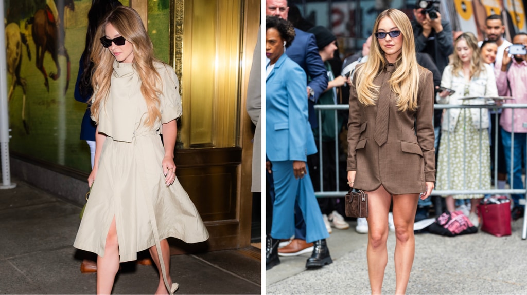 Sydney Sweeney en su paso por Nueva York.