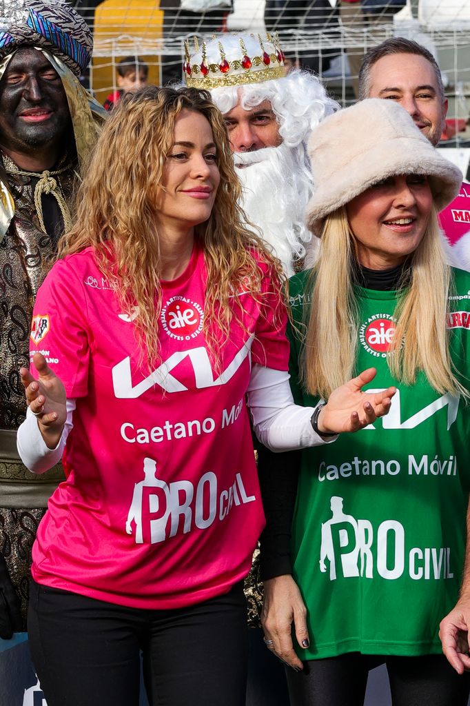 Candela Márquez, en el partido solidario