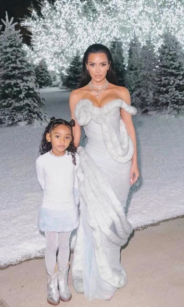 Kim Kardashian y su hija, Chicago