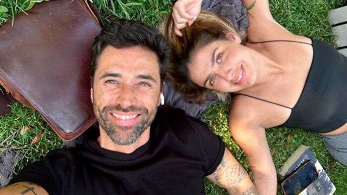 Michelle Renaud y Matías Novoa