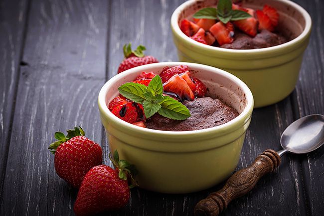 brownie en taza al microondas