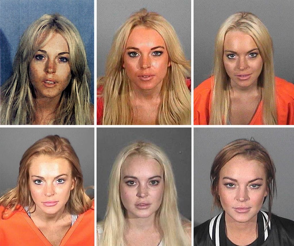 Todos los arrestos de Lindsay Lohan