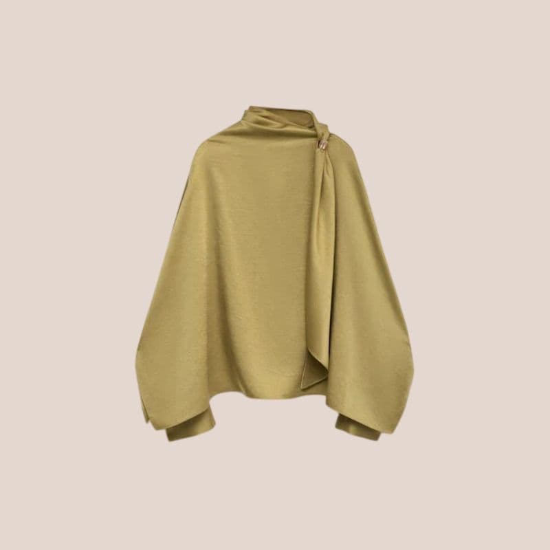 blusa tipo capa