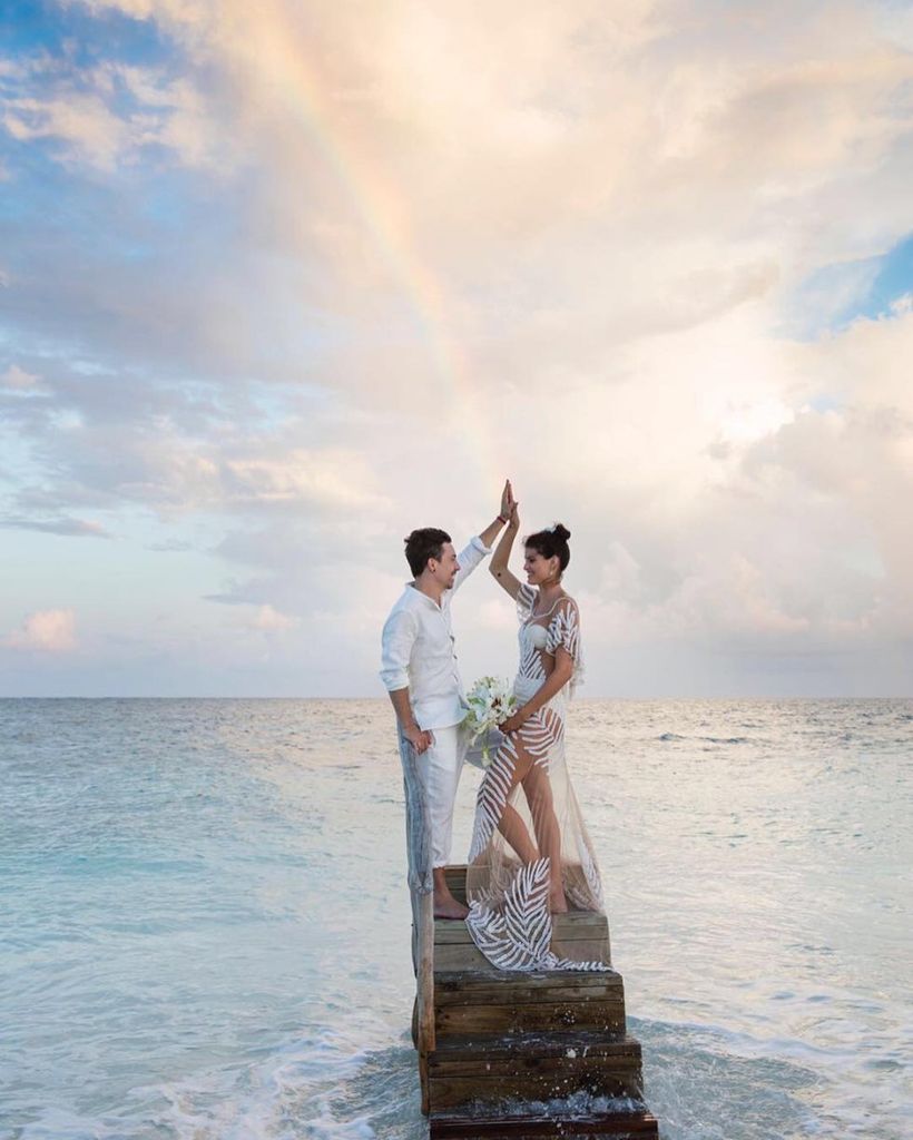 El vestido de novia de Isabeli Fontana