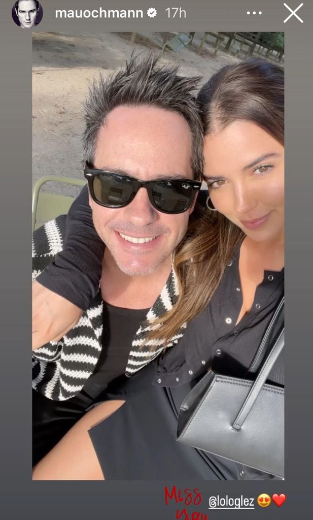 Mauricio Ochmann expresó lo mucho que echa de menos a su novia.