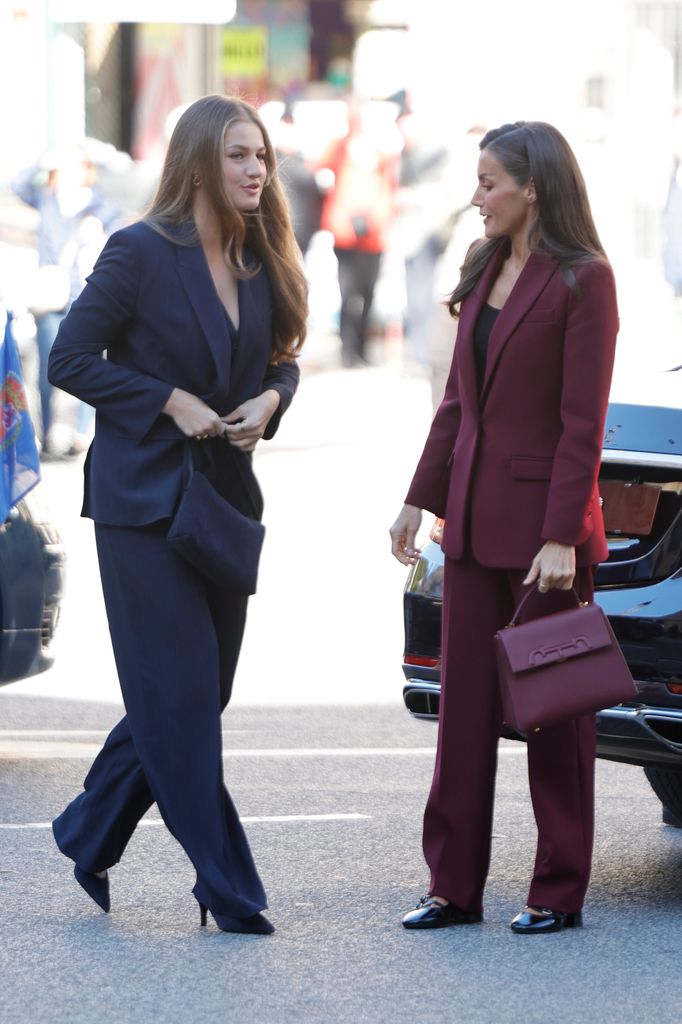 La reina Letizia y la princesa Leonor en Navarra