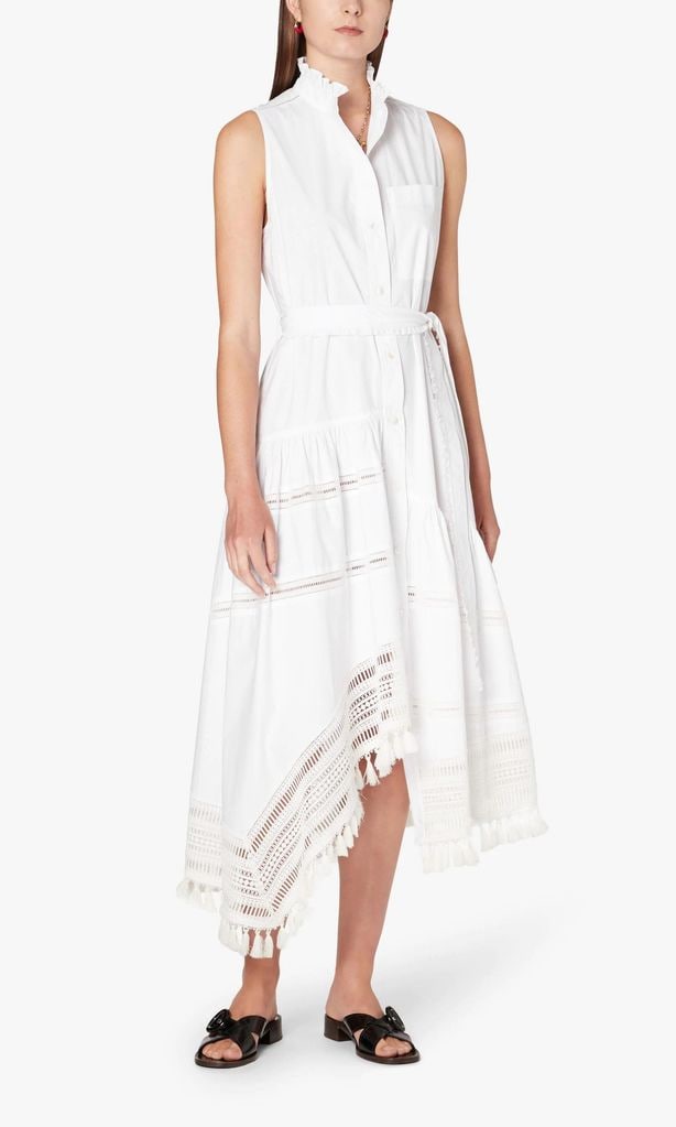 luce vestidos con inserciones y adornos en dobladillo
