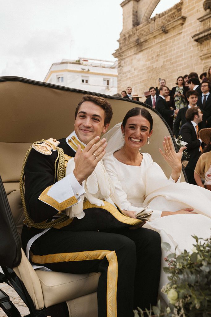 Los detalles de la gran boda aristocrática de Gonzaga Zuleta y Blanca García en Jerez, con una cercanía especial a la Casa Real