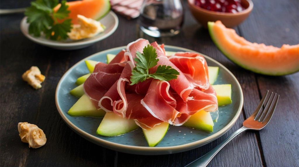 El melón con jamón es una mezcla que se hizo muy popular en el siglo XX.