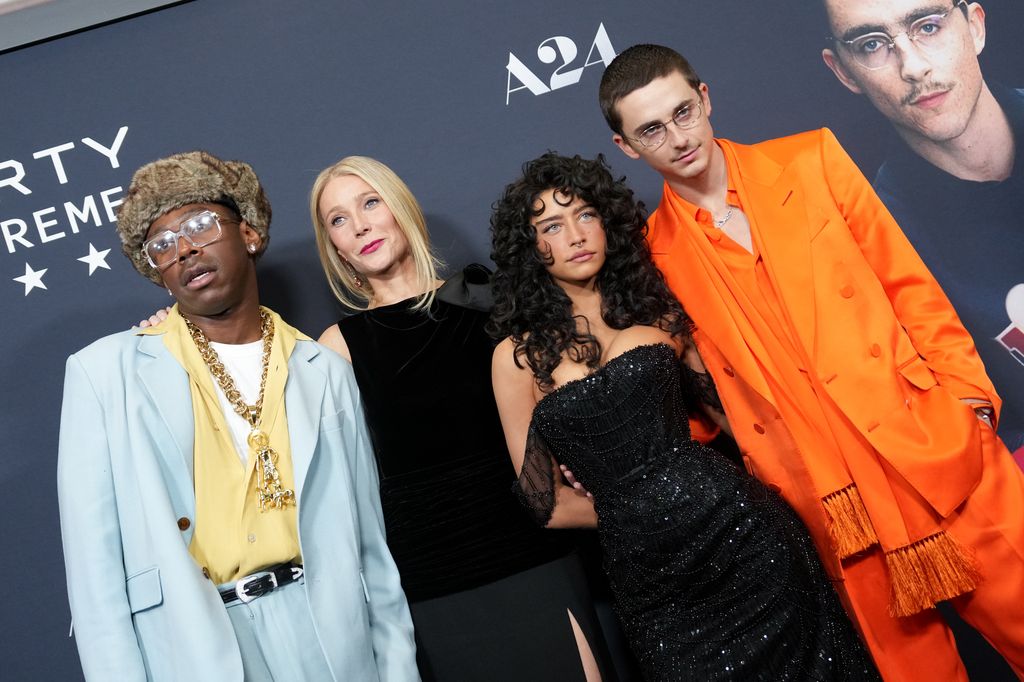 Tyler, The Creator, Gwyneth Paltrow, Odessa A'zion y Timothée Chalamet 