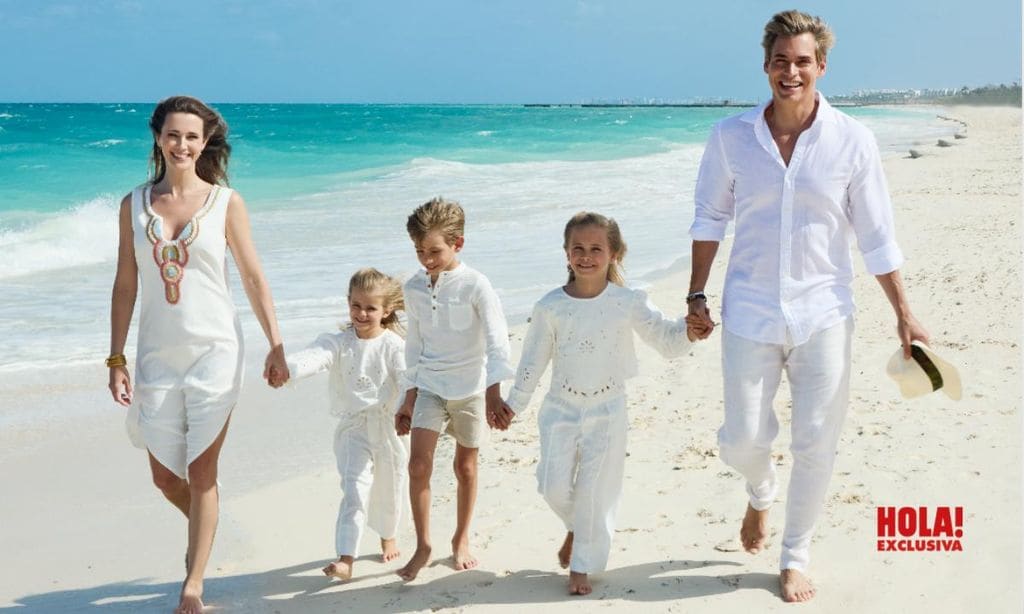 Carlos Baute y su familia