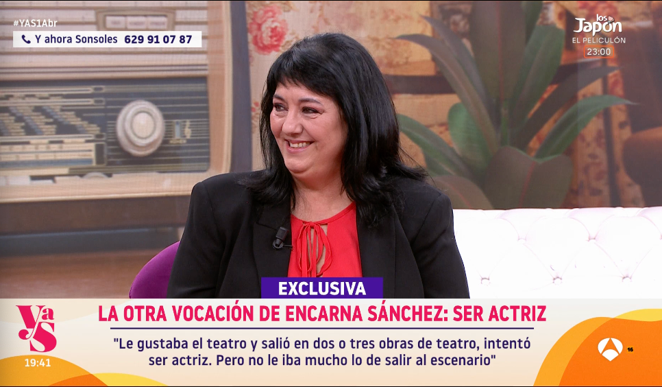 La periodista Marián Álvarez, quien realizó la entrevista a Matilde, la hermana mayor de Encarna Sánchez