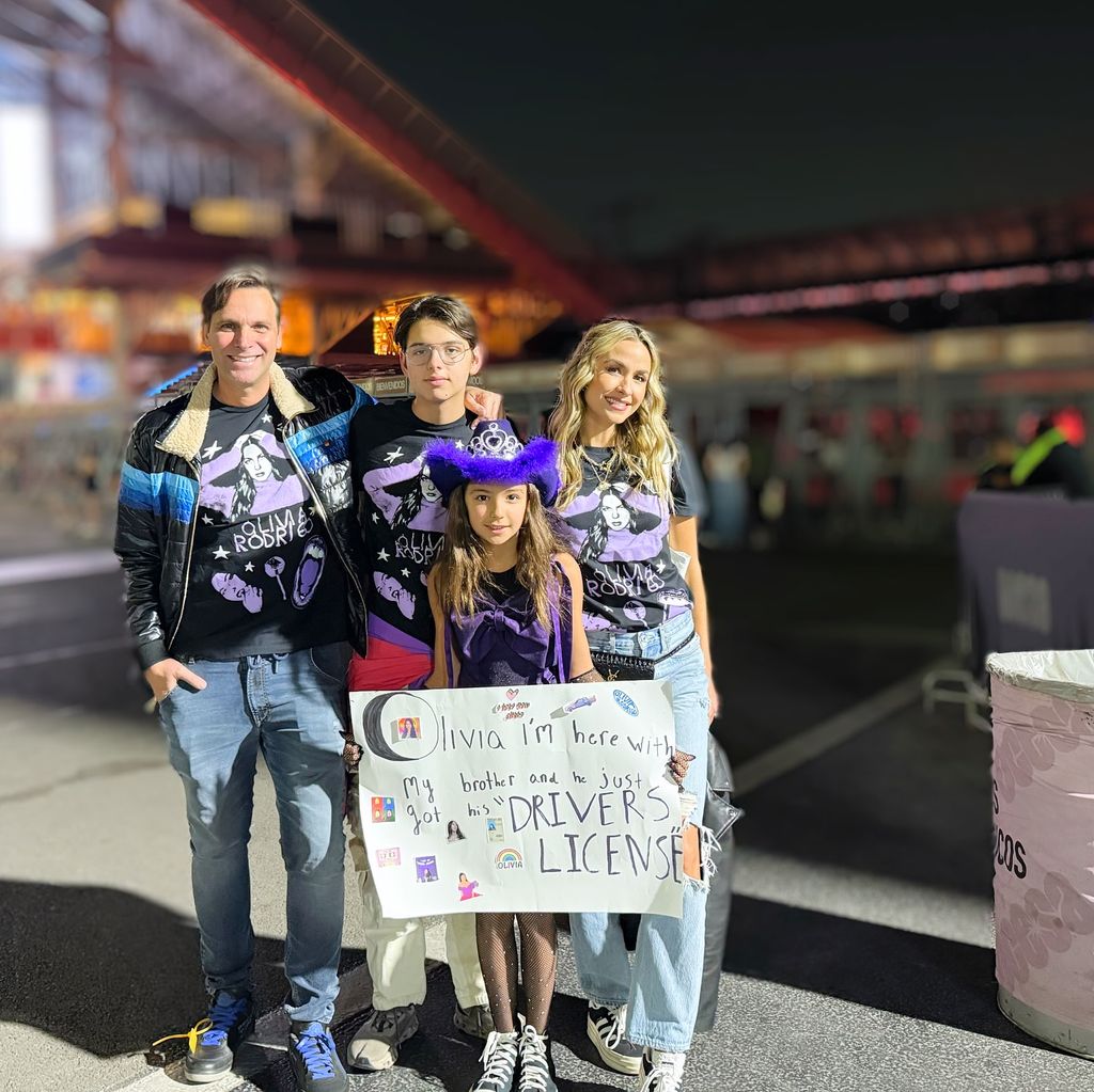 Odalys Ramírez, Patricio Borghetti y su familia