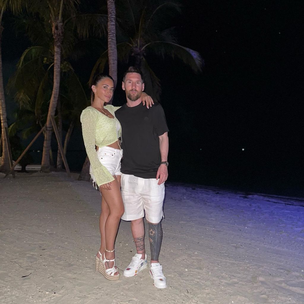 Lionel Messi y Antonela Roccuzzo