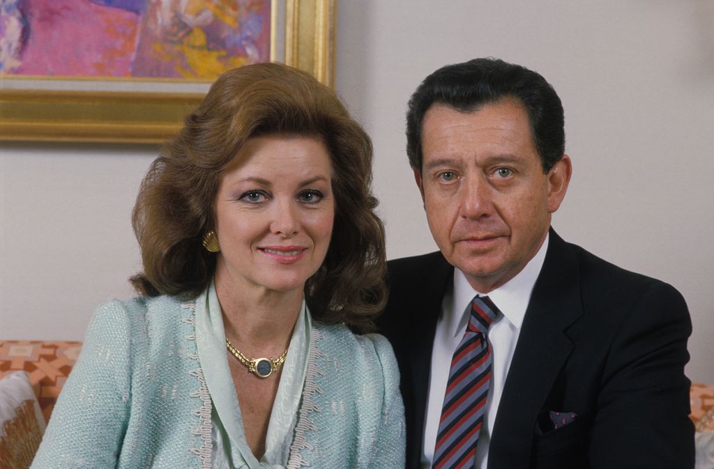 Christiane Martel y Miguel Alemán Velasco el 2 de abril de 1987.