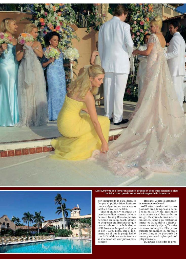 LA ESPECTACULAR BODA DE IVANA TRUMP CON ROSSANO RUBICONDI
